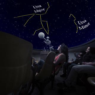 People at Planetarium Show