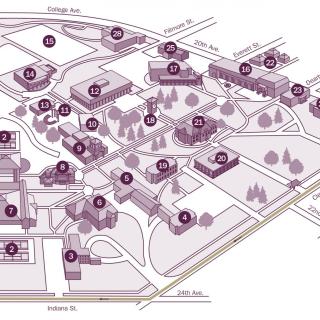 Thumbnail of campus map