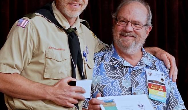 Rick Williams (Class of '74) receives the William T. Hornaday Gold Medal for distinguished service to natural resource conservation.
