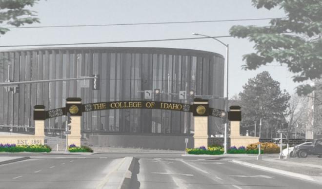 A rendering of the $1 million Smith Welcoming Arch project, depicting the arch as will be seen on Cleveland Boulevard and 21st Street.