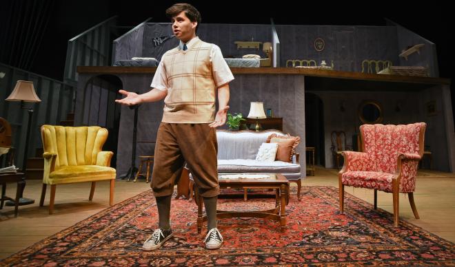 C of I junior Brian Jankowski stars as Eugene Morris Jerome in "Brighton Beach Memoirs."