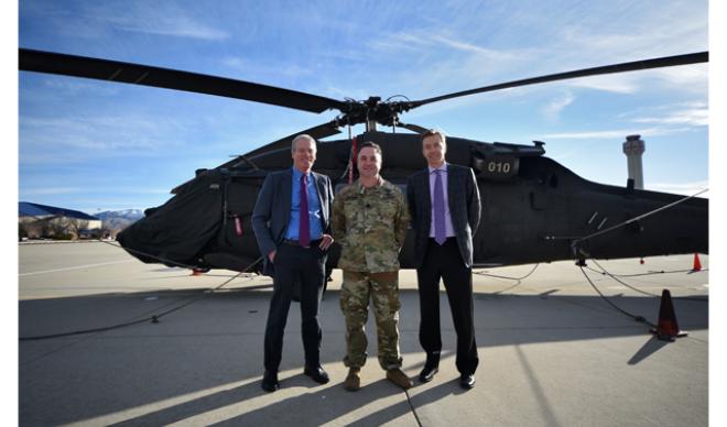 Co-Presidents at Gowen Field