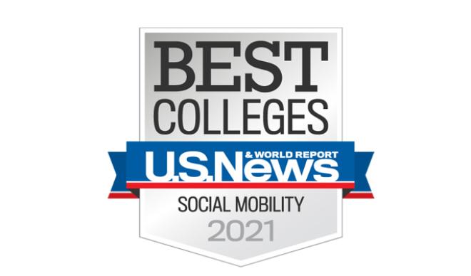 Social Mobility Badge from US News & World Report