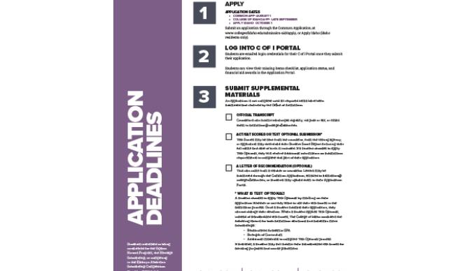 Application Deadlines