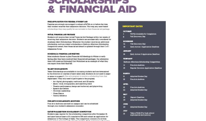 Financial Aid