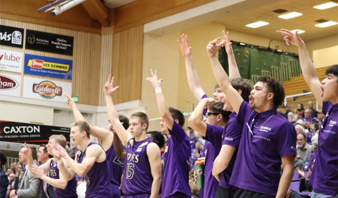 Yote Basketball Celebrates