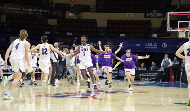 Basketball Celebrates