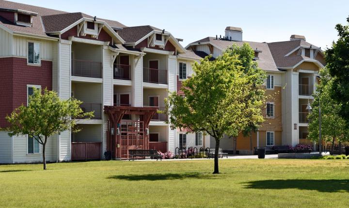 The Village Apartments building exterior