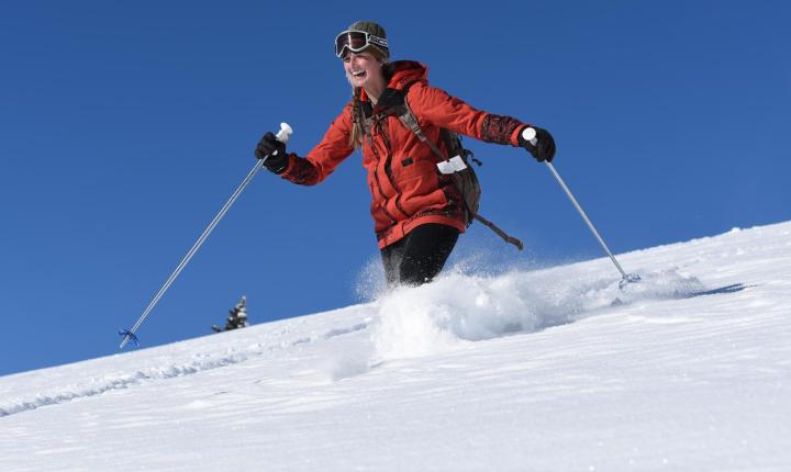 Skier in Idaho