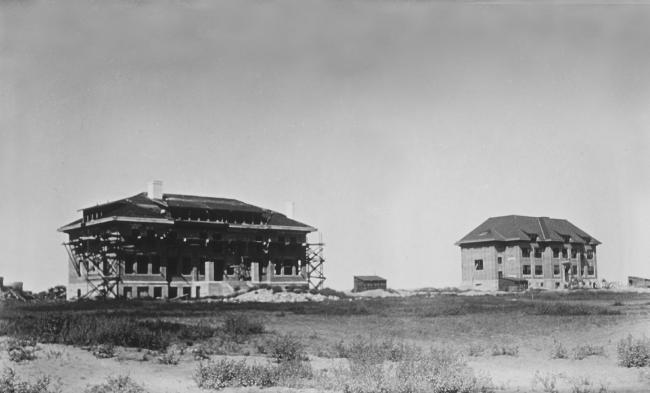 Historical photo of Finney & Sterry Hall