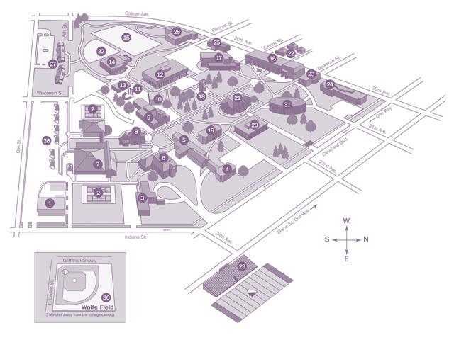College Of Idaho Campus Map
