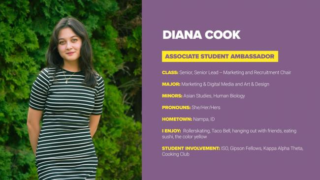 Diana Cook Lead Ambassador
